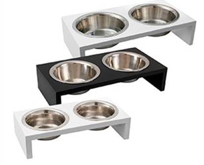 Picture of FREEDOG LUXURY PET TWIN BOWL